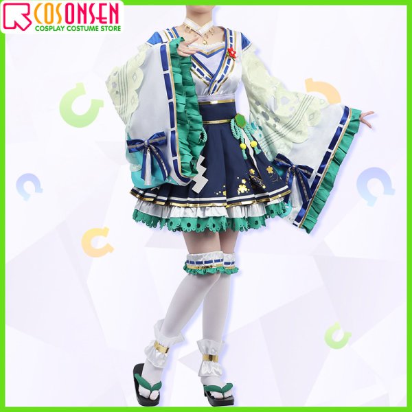 画像3: 【25％OFF】ウマ娘 プリティーダービー サトノダイヤモンド 新衣装 [花形・弥栄之翠] 巫女風衣装 コスプレ衣装