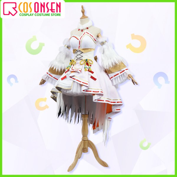 画像4: 【25％OFF】ウマ娘 プリティーダービー キタサンブラック 新衣装 [真打・慶鶴之志] 巫女風衣装 コスプレ衣装