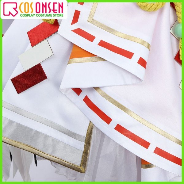 画像12: 【25％OFF】ウマ娘 プリティーダービー キタサンブラック 新衣装 [真打・慶鶴之志] 巫女風衣装 コスプレ衣装