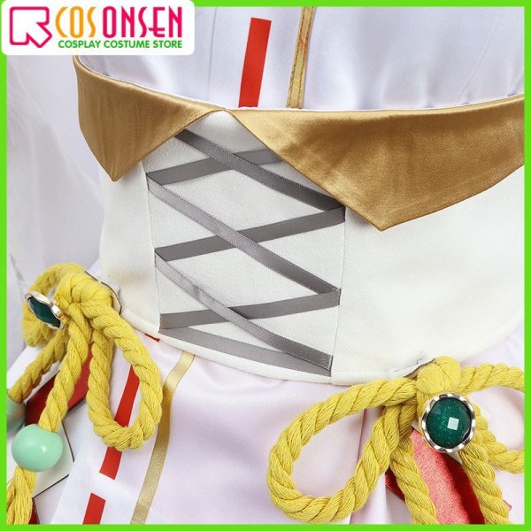 画像8: 【25％OFF】ウマ娘 プリティーダービー キタサンブラック 新衣装 [真打・慶鶴之志] 巫女風衣装 コスプレ衣装