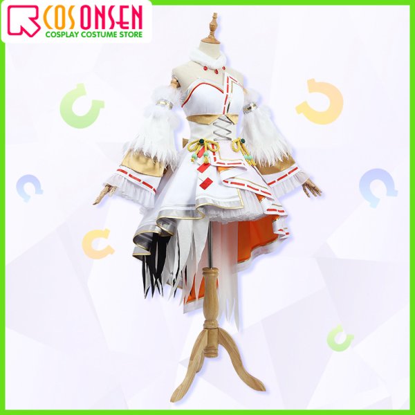 画像3: 【25％OFF】ウマ娘 プリティーダービー キタサンブラック 新衣装 [真打・慶鶴之志] 巫女風衣装 コスプレ衣装