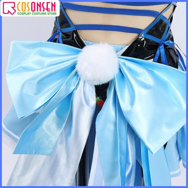 画像11: 【25%OFF】ホロライブ hololive 兎田ぺこら 新衣装白【フリフリバニードレス】コスプレ衣装