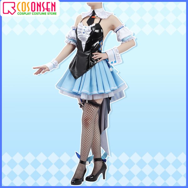 画像3: 【25%OFF】ホロライブ hololive 兎田ぺこら 新衣装白【フリフリバニードレス】コスプレ衣装