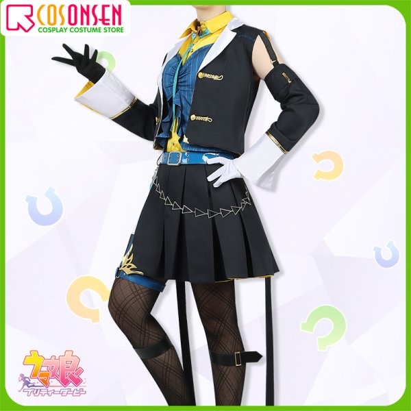 画像3: 【25%OFF】ウマ娘 プリティーダービー タニノギムレット 勝負服 コスプレ衣装
