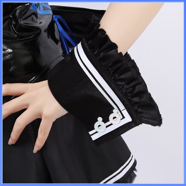 画像8: 【25%OFF】ホロライブ hololive 兎田ぺこら 新衣装黒【フリフリバニードレス】コスプレ衣装