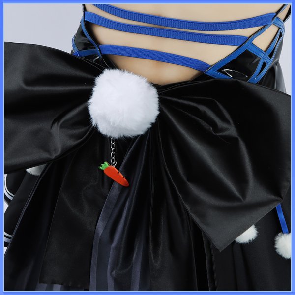 画像11: 【25%OFF】ホロライブ hololive 兎田ぺこら 新衣装黒【フリフリバニードレス】コスプレ衣装