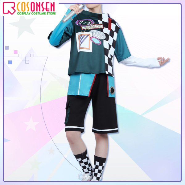 画像3: 【25%OFF】あんさんぶるスターズ!! あんスタ スカウト・Chill Yellow 蓮巳敬人 mv衣装 コスプレ衣装