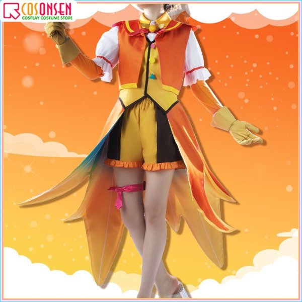 画像3: 【25%OFF】ひろがるスカイ!プリキュア キュアウィング ツバサ コスプレ衣装