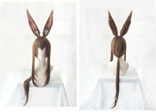 画像2: アークナイツ アーミヤ コスプレウィッグ 耳なし