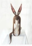 画像1: アークナイツ アーミヤ コスプレウィッグ 耳なし (1)