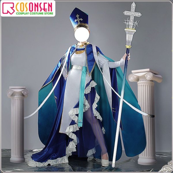 画像2: Fate/Grand Order FGO 女教皇ヨハンナ コスプレ衣装 霊基再臨 第3段階
