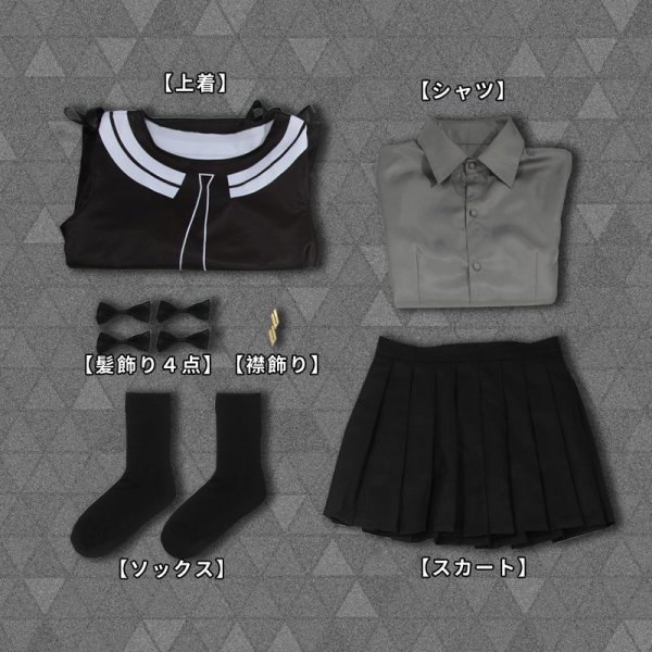 画像17: 【25%OFF】バーチャルYouTuber VTuber 七次元生徒会 サンゴ コスプレ衣装