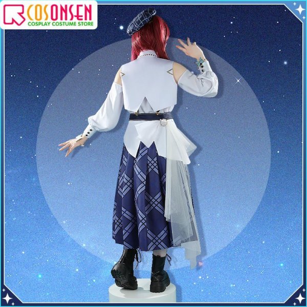 画像4: 【25%OFF】ホロライブ hololive Blue Journey 夜明けのうた 全員 コスプレ衣装