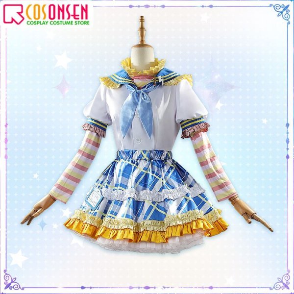 画像5: 【25%OFF】アイドルマスター アイマス シャイニーカラーズ エキサイティーンコレクション 花は 杜野凛世 ライブ衣装 コスプレ衣装