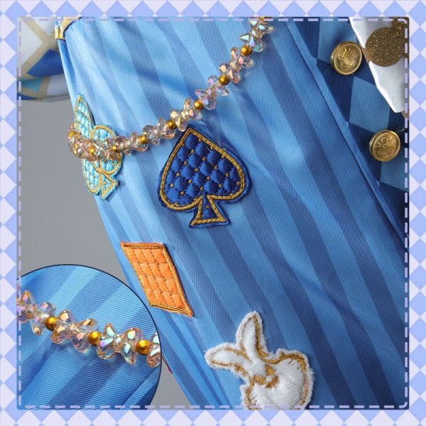 画像11: 【25%OFF】ツイステ風 薔薇の王国のホワイトラビットフェス デュース コスプレ衣装