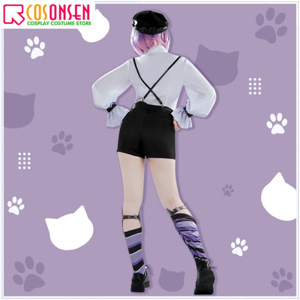 画像5: 【25%OFF】ホロライブ hololive  猫又おかゆ 新衣装 コスプレ衣装