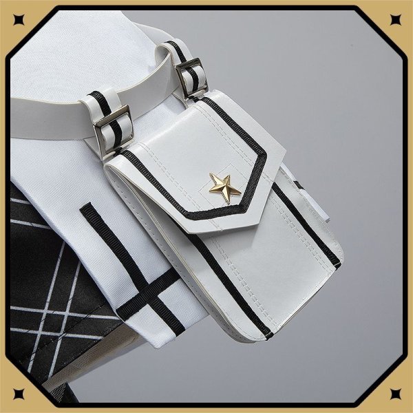 画像17: バーチャルYouTuber Vtuber 星川サラ 白軍服 新衣装 コスプレ衣装