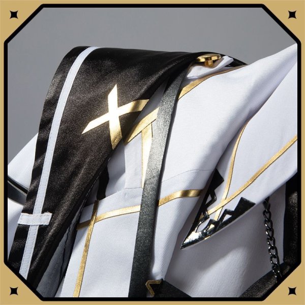 画像10: バーチャルYouTuber Vtuber 星川サラ 白軍服 新衣装 コスプレ衣装