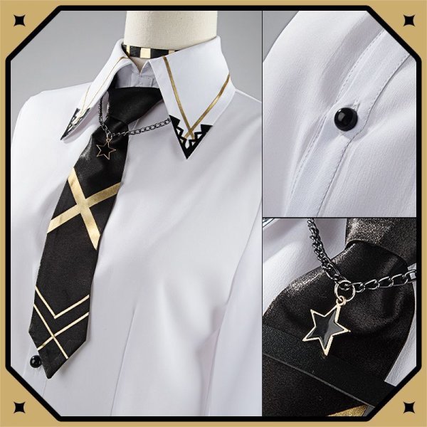 画像22: バーチャルYouTuber Vtuber 星川サラ 白軍服 新衣装 コスプレ衣装