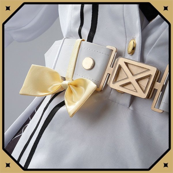 画像13: バーチャルYouTuber Vtuber 星川サラ 白軍服 新衣装 コスプレ衣装