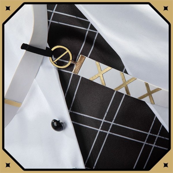 画像18: バーチャルYouTuber Vtuber 星川サラ 白軍服 新衣装 コスプレ衣装