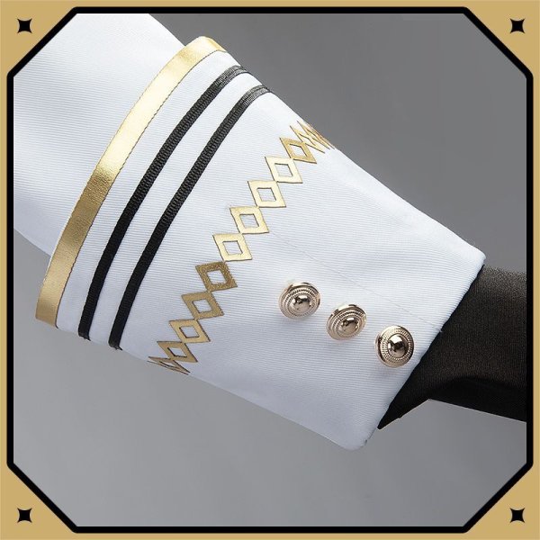 画像19: バーチャルYouTuber Vtuber 星川サラ 白軍服 新衣装 コスプレ衣装