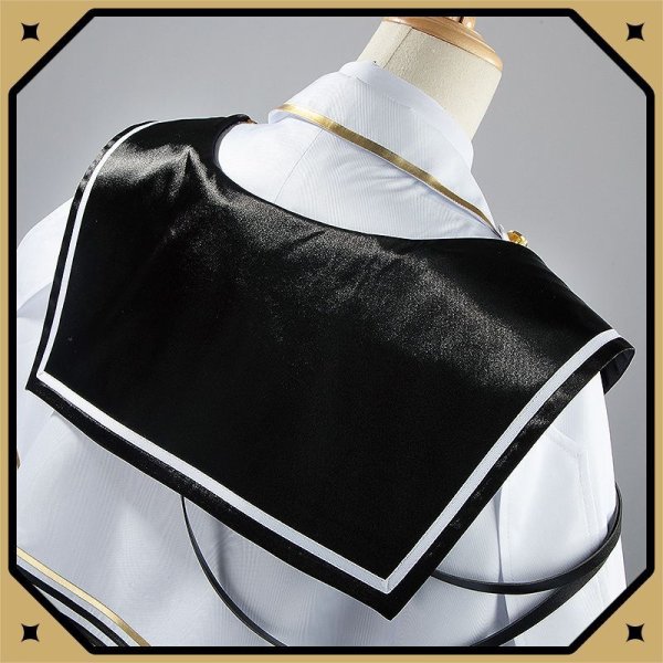 画像21: バーチャルYouTuber Vtuber 星川サラ 白軍服 新衣装 コスプレ衣装