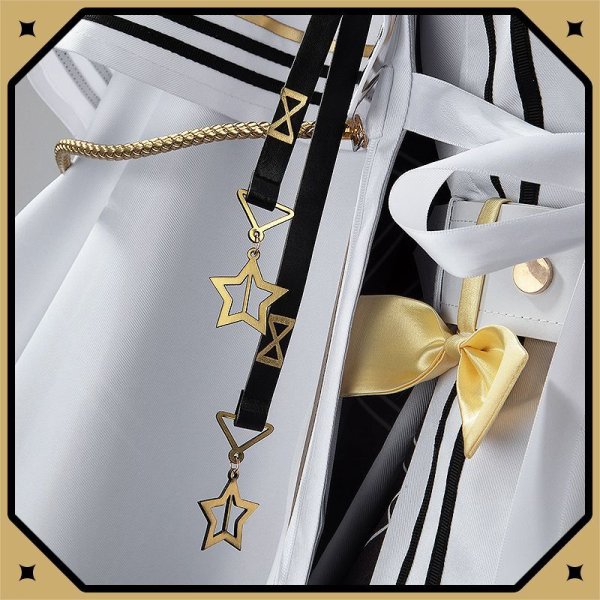 画像15: バーチャルYouTuber Vtuber 星川サラ 白軍服 新衣装 コスプレ衣装