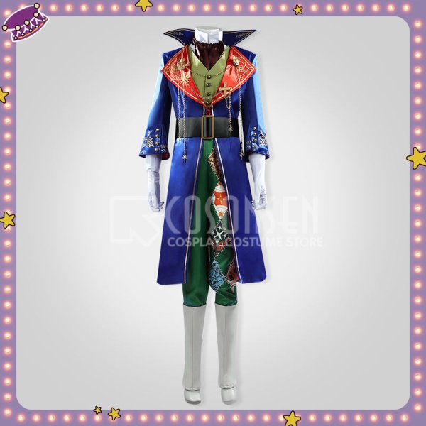 画像3: 【25%OFF】ツイステ風 ハロウィン ステージ・イン・プレイフルランド 〜踊る人形と幻の遊園地〜 フェロー コスプレ衣装(耳、尻尾なし)