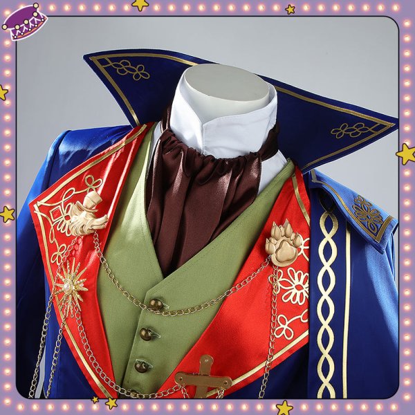 画像7: 【25%OFF】ツイステ風 ハロウィン ステージ・イン・プレイフルランド 〜踊る人形と幻の遊園地〜 フェロー コスプレ衣装(耳、尻尾なし)