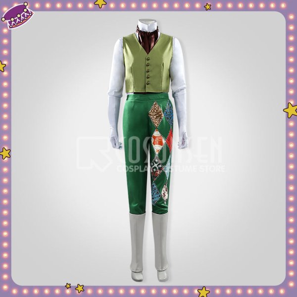 画像4: 【25%OFF】ツイステ風 ハロウィン ステージ・イン・プレイフルランド 〜踊る人形と幻の遊園地〜 フェロー コスプレ衣装(耳、尻尾なし)