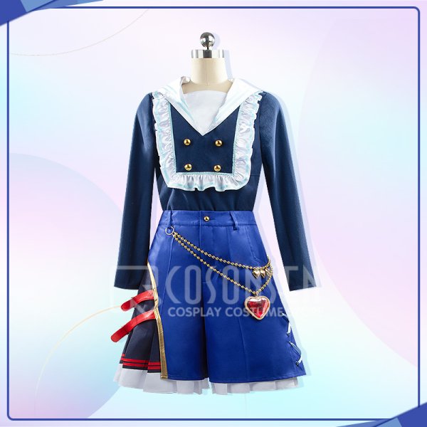 画像5: 【25%OFF】あんスタ風 フィーチャースカウト 藍良編2 ピュアメソッド 白鳥藍良 コスプレ衣装