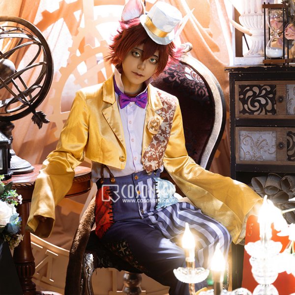 画像4: 【20％OFF】ツイステ風 ステージ・イン・プレイフルランド　〜踊る人形と幻の遊園地〜 ギデル コスプレ衣装