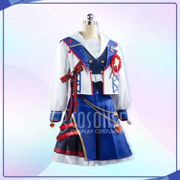 画像3: 【25%OFF】あんスタ風 フィーチャースカウト 藍良編2 ピュアメソッド 白鳥藍良 コスプレ衣装