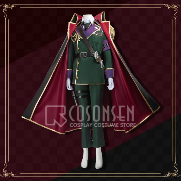 画像2: バーチャルYouTuber Vtuber  剣持とうや 軍服 コスプレ衣装