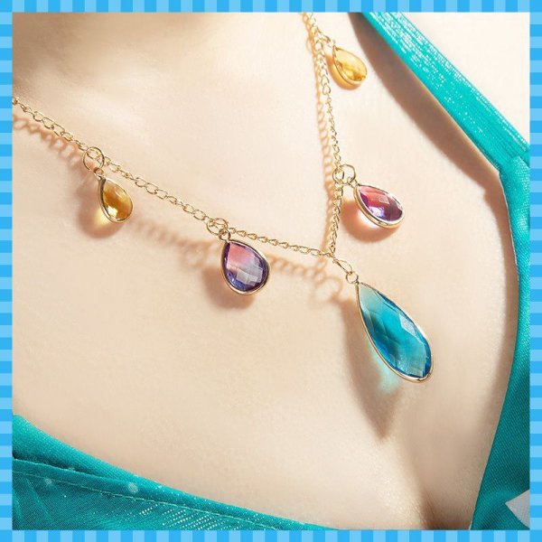 画像7: 【25%OFF】ウマ娘プリティーダービー 波間のエメラルド サイレンススズカ 水着 コスプレ衣装