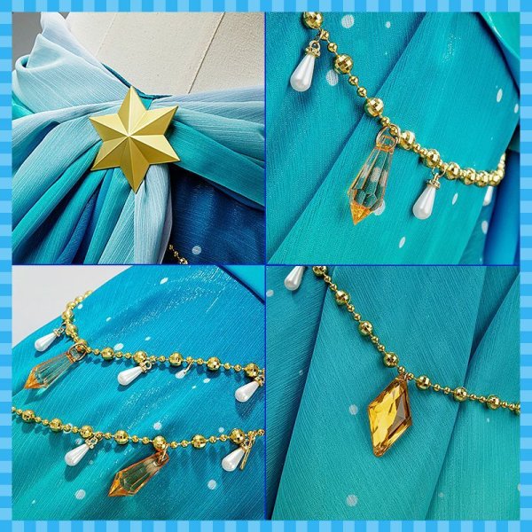 画像12: 【25%OFF】ウマ娘プリティーダービー 波間のエメラルド サイレンススズカ 水着 コスプレ衣装