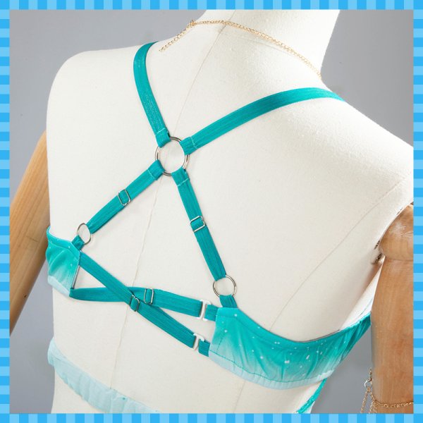 画像13: 【25%OFF】ウマ娘プリティーダービー 波間のエメラルド サイレンススズカ 水着 コスプレ衣装