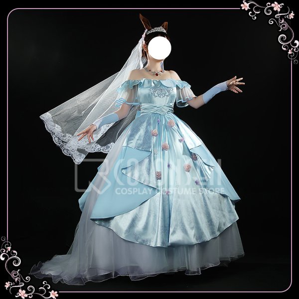 画像3: 【25%OFF】ウマ娘プリティーダービー Something Blue ダイワスカーレット コスプレ衣装