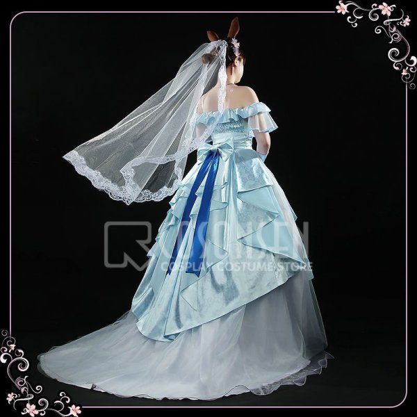 画像4: 【25%OFF】ウマ娘プリティーダービー Something Blue ダイワスカーレット コスプレ衣装