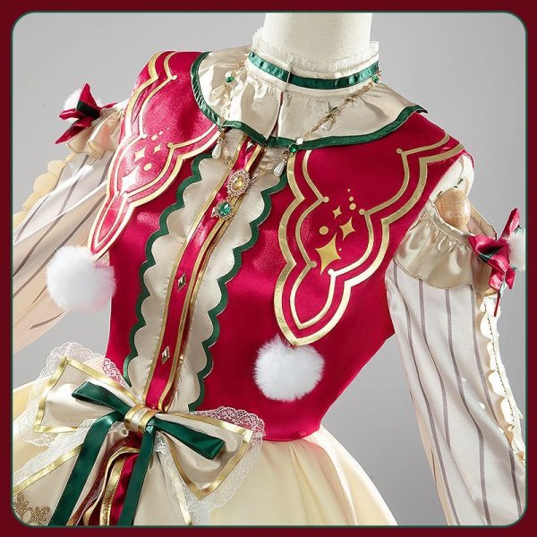 画像5: 【25％OFF】ウマ娘プリティーダービー [清らに星澄むスノーロリィタ] メジロブライト クリスマス衣装 コスプレ衣装