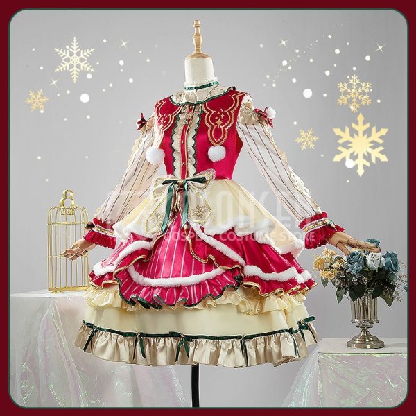 画像2: ウマ娘プリティーダービー [清らに星澄むスノーロリィタ] メジロブライト クリスマス衣装 コスプレ衣装