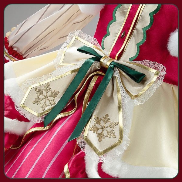 画像7: 【25％OFF】ウマ娘プリティーダービー [清らに星澄むスノーロリィタ] メジロブライト クリスマス衣装 コスプレ衣装