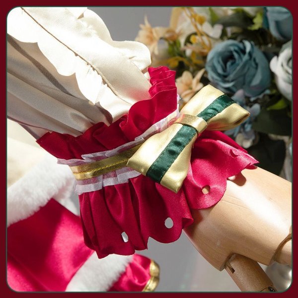 画像10: 【25％OFF】ウマ娘プリティーダービー [清らに星澄むスノーロリィタ] メジロブライト クリスマス衣装 コスプレ衣装