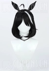 ウマ娘プリティーダービー キタサンブラック コスプレウィッグ 耳なし