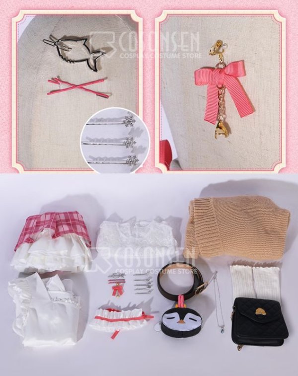 画像11: 【25%OFF】バーチャルYouTuber Vtuber Petra Gurin ペトラ・グリン 新衣装 格子縞 コスプレ衣装