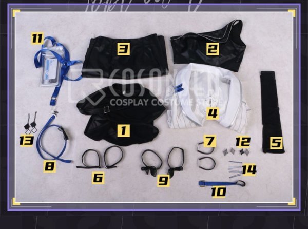 画像10: 【25%OFF】バーチャルYouTuber Vtuber Sophia Valentine ソフィア・ヴァレンタイン コスプレ衣装