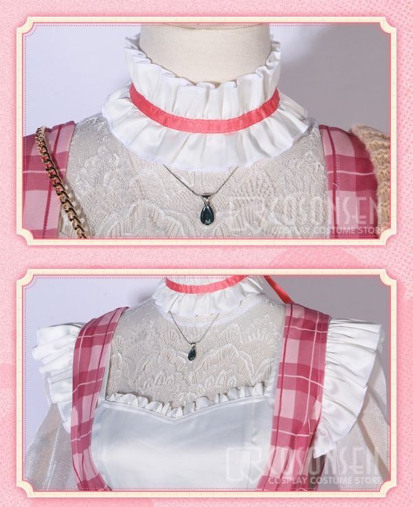 画像8: 【25%OFF】バーチャルYouTuber Vtuber Petra Gurin ペトラ・グリン 新衣装 格子縞 コスプレ衣装