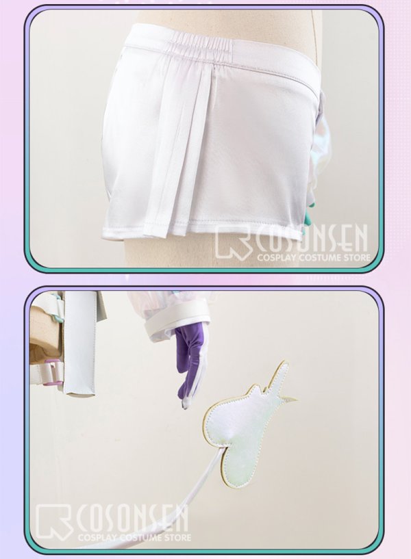 画像9: 【25%OFF】ホロライブ hololive 常闇トワ サイバー風 新衣装 コスプレ衣装