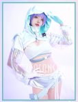 画像2: ホロライブ hololive 常闇トワ サイバー風 新衣装 コスプレ衣装 (2)